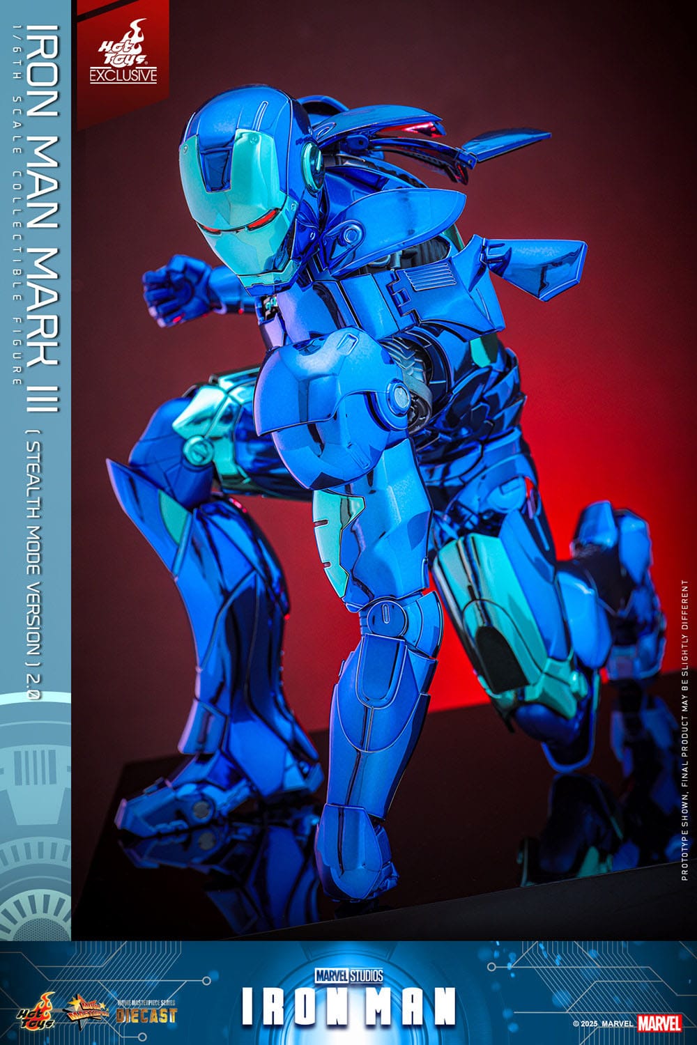 HOT TOYS - MARVEL - Figura Movie Masterpiece Diecast 1/6 Iron Man Mark III 33 cm
