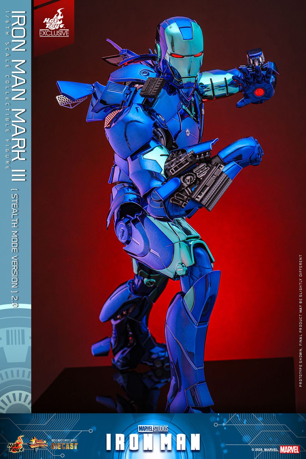 HOT TOYS - MARVEL - Figura Movie Masterpiece Diecast 1/6 Iron Man Mark III 33 cm