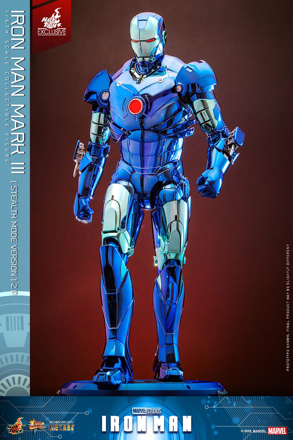 HOT TOYS - MARVEL - Figura Movie Masterpiece Diecast 1/6 Iron Man Mark III 33 cm