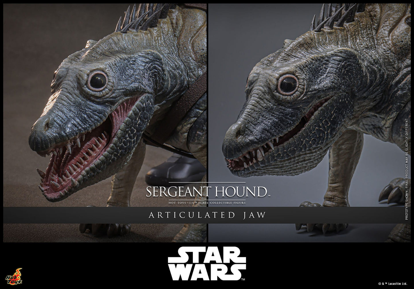 HOT TOYS - STAR WARS - Figura 1/6 Sergeant Hound 30 cm