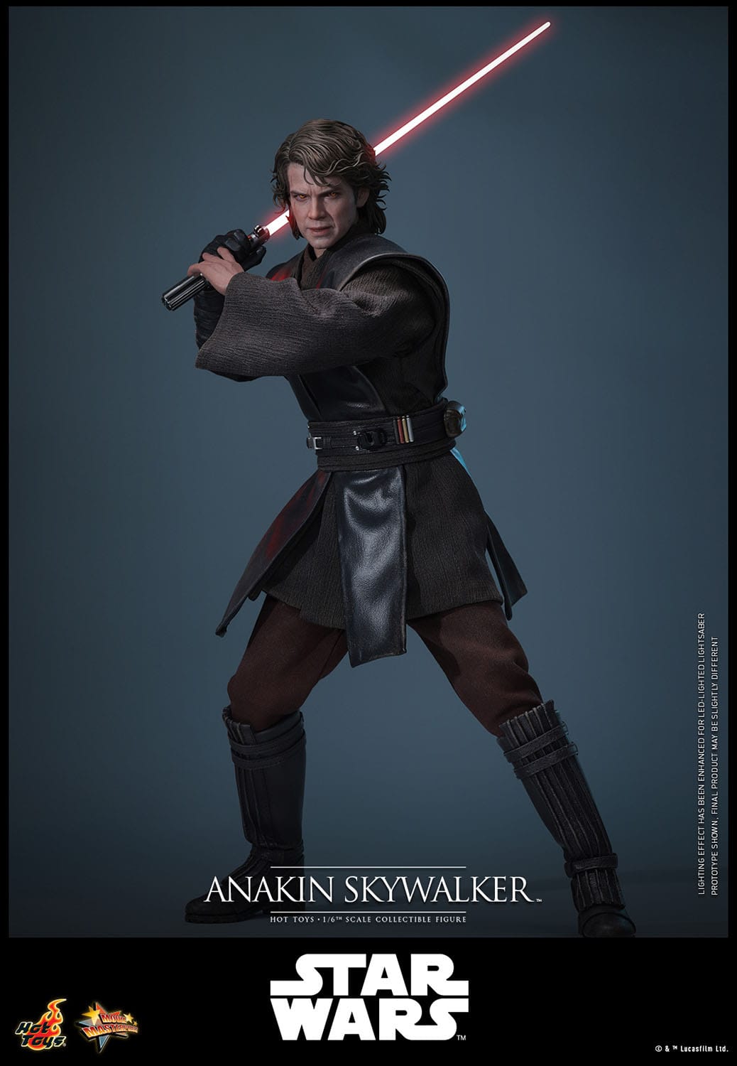 HOT TOYS - STAR WARS - Figura Movie Masterpiece 1/6 Anakin Skywalker 31 cm