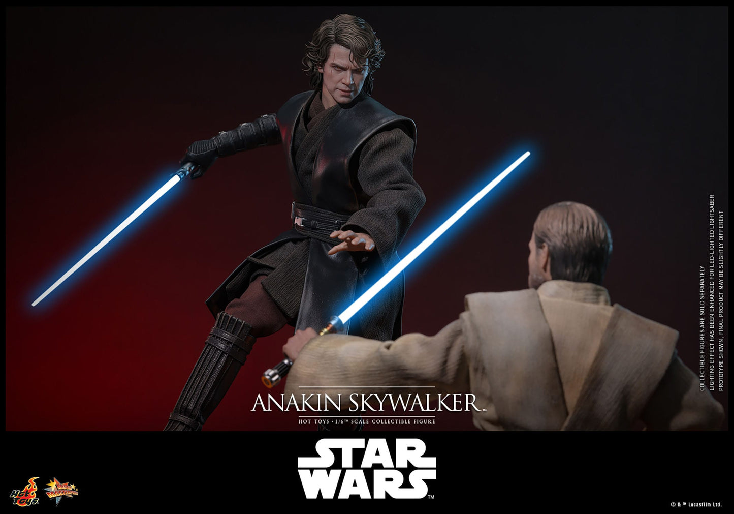 HOT TOYS - STAR WARS - Figura Movie Masterpiece 1/6 Anakin Skywalker 31 cm