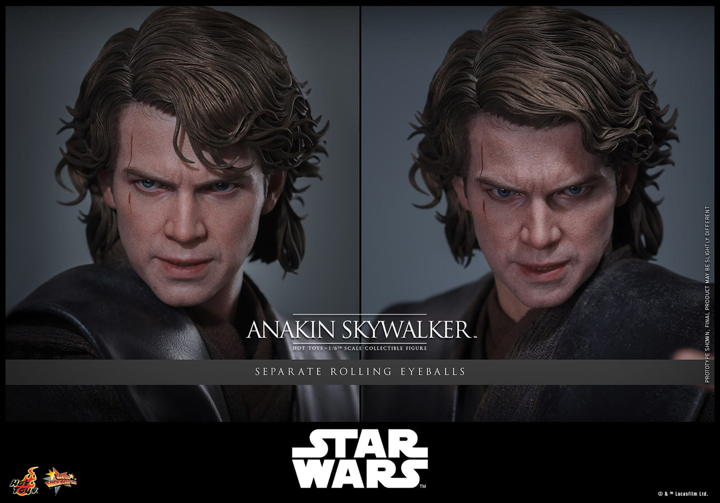 HOT TOYS - STAR WARS - Figura Movie Masterpiece 1/6 Anakin Skywalker 31 cm