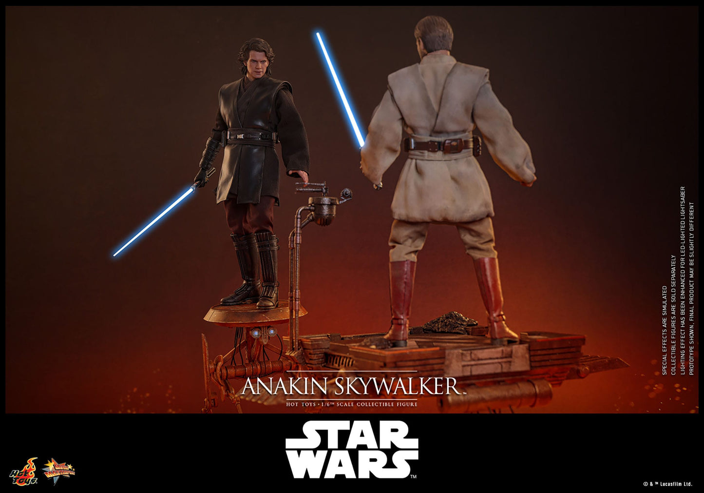 HOT TOYS - STAR WARS - Figura Movie Masterpiece 1/6 Anakin Skywalker 31 cm
