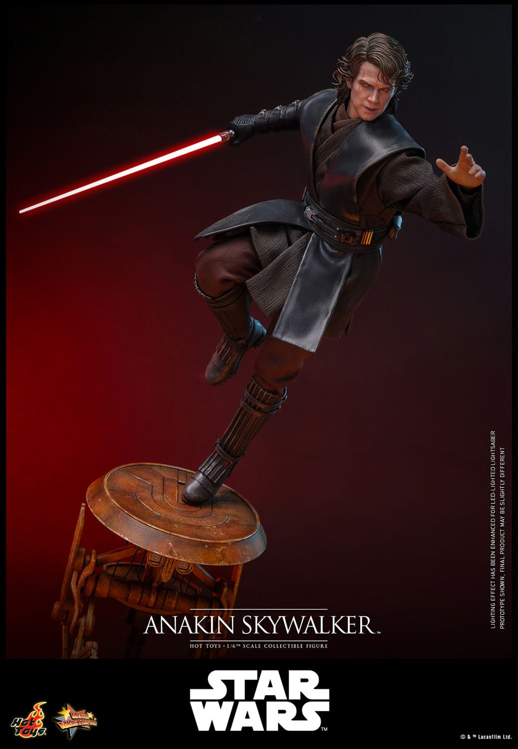 HOT TOYS - STAR WARS - Figura Movie Masterpiece 1/6 Anakin Skywalker 31 cm