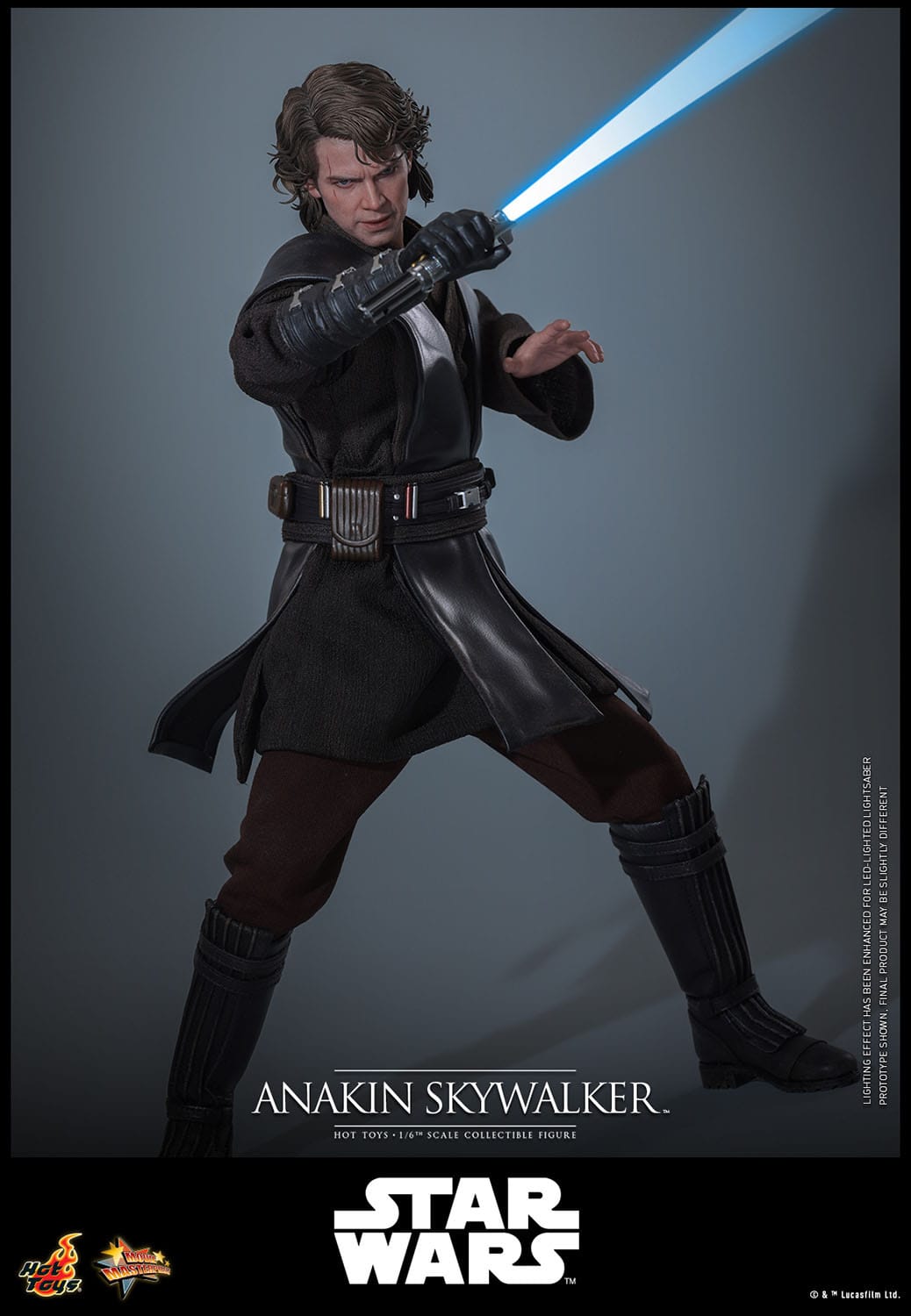 HOT TOYS - STAR WARS - Figura Movie Masterpiece 1/6 Anakin Skywalker 31 cm