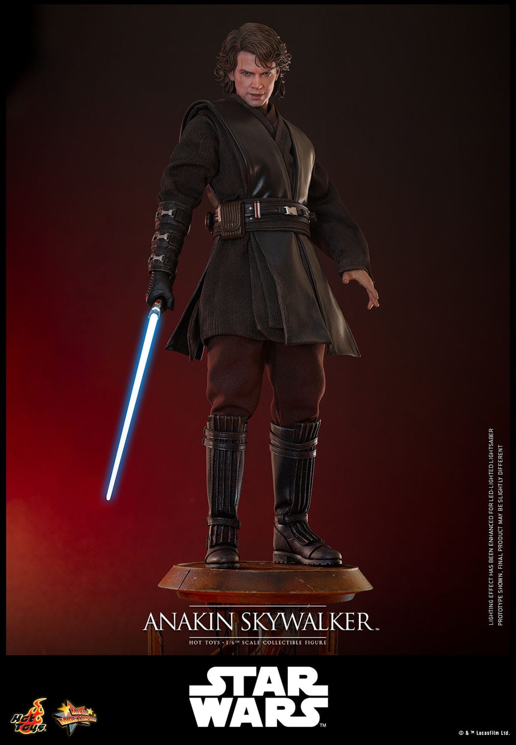 HOT TOYS - STAR WARS - Figura Movie Masterpiece 1/6 Anakin Skywalker 31 cm
