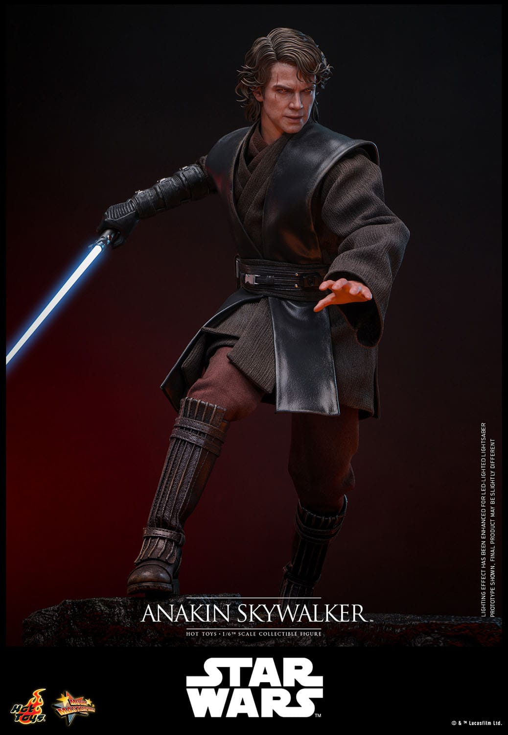 HOT TOYS - STAR WARS - Figura Movie Masterpiece 1/6 Anakin Skywalker 31 cm