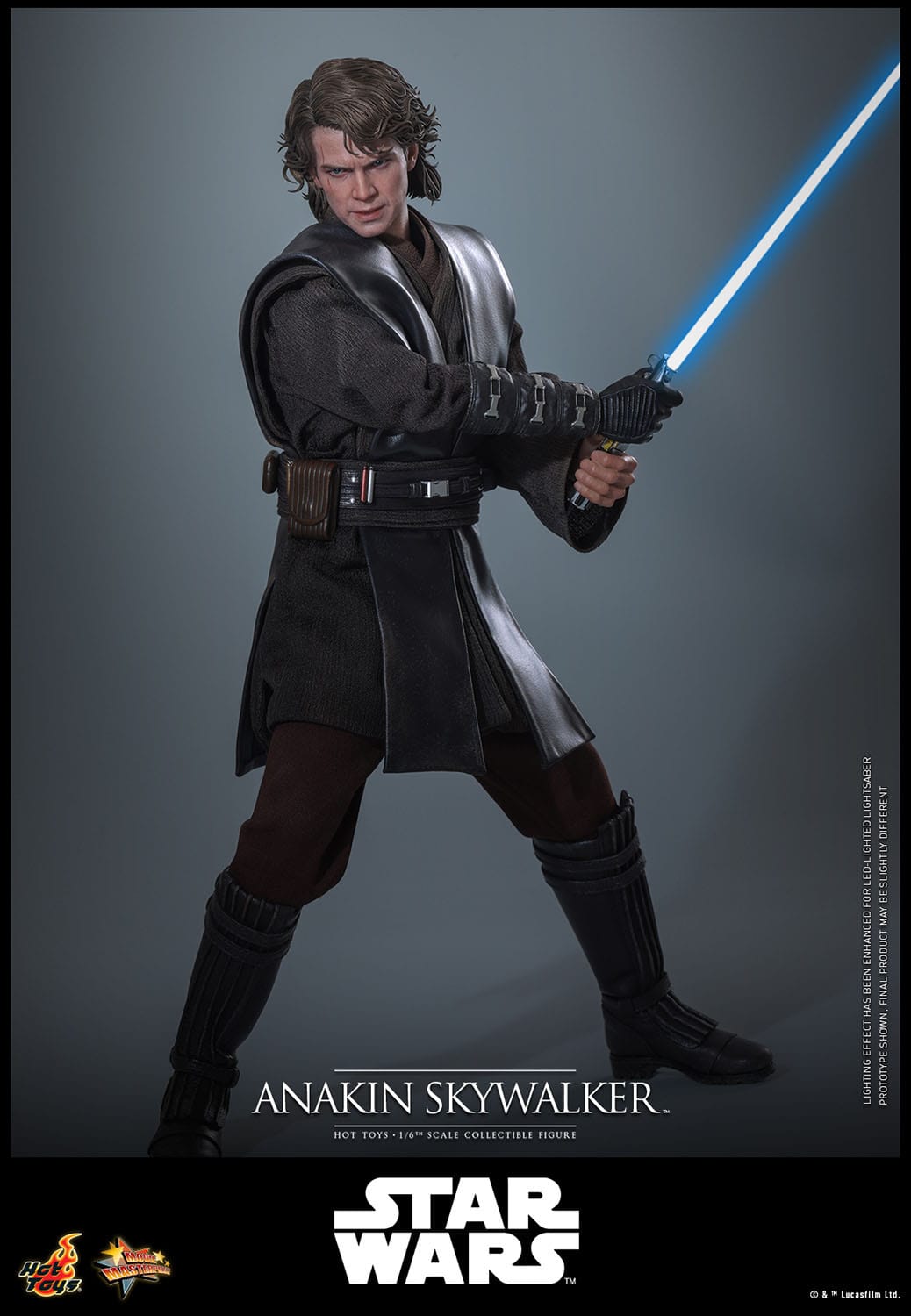 HOT TOYS - STAR WARS - Figura Movie Masterpiece 1/6 Anakin Skywalker 31 cm