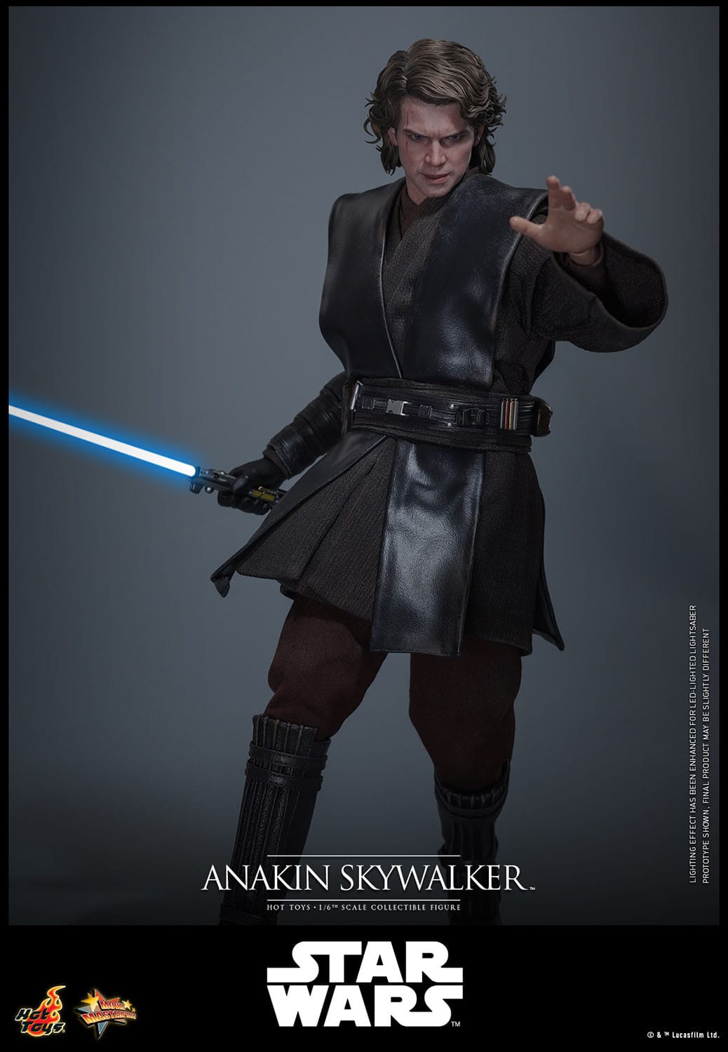 HOT TOYS - STAR WARS - Figura Movie Masterpiece 1/6 Anakin Skywalker 31 cm