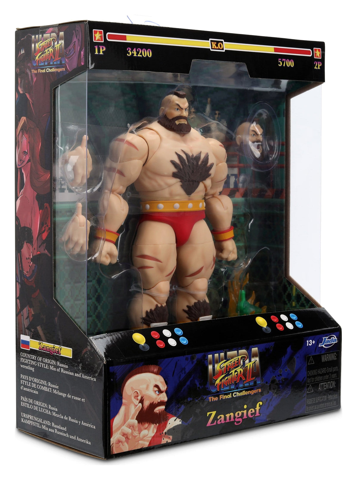 Ultra Street Fighter II: The Final Challengers Figura 1/12 Zangief 18 cm