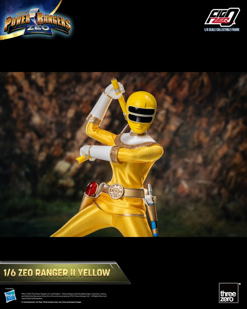 Power Rangers Zeo Figura FigZero 1/6 Ranger II Yellow 30 cm