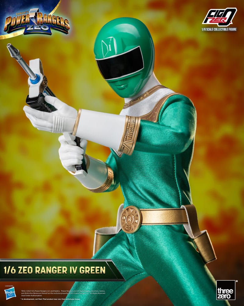 Power Rangers Zeo Figura FigZero 1/6 Ranger IV Green 30 cm