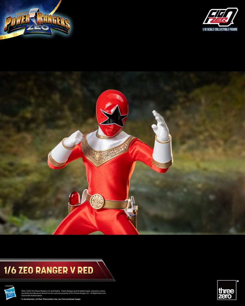 Power Rangers Zeo Figura FigZero 1/6 Ranger V Red 30 cm
