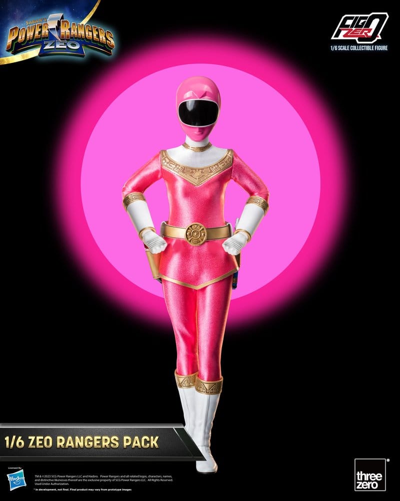 Power Rangers Zeo Pack de 5 Figuras FigZero 1/6 Zeo Rangers 30 cm