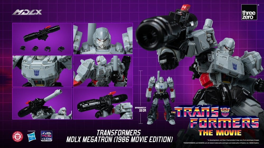 Transformers MDLX Figura Megatron (1986 Movie Edition) 18 cm