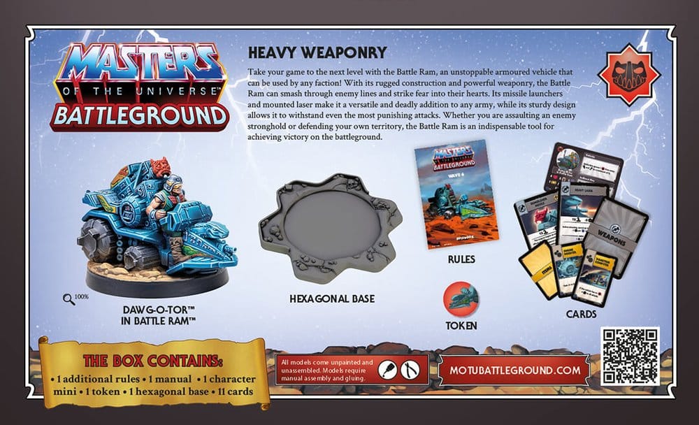 Masters of the Universe: Battleground Juego de Miniaturas Wave 6: Fighting Foe Men Faction *Edición Italiano*