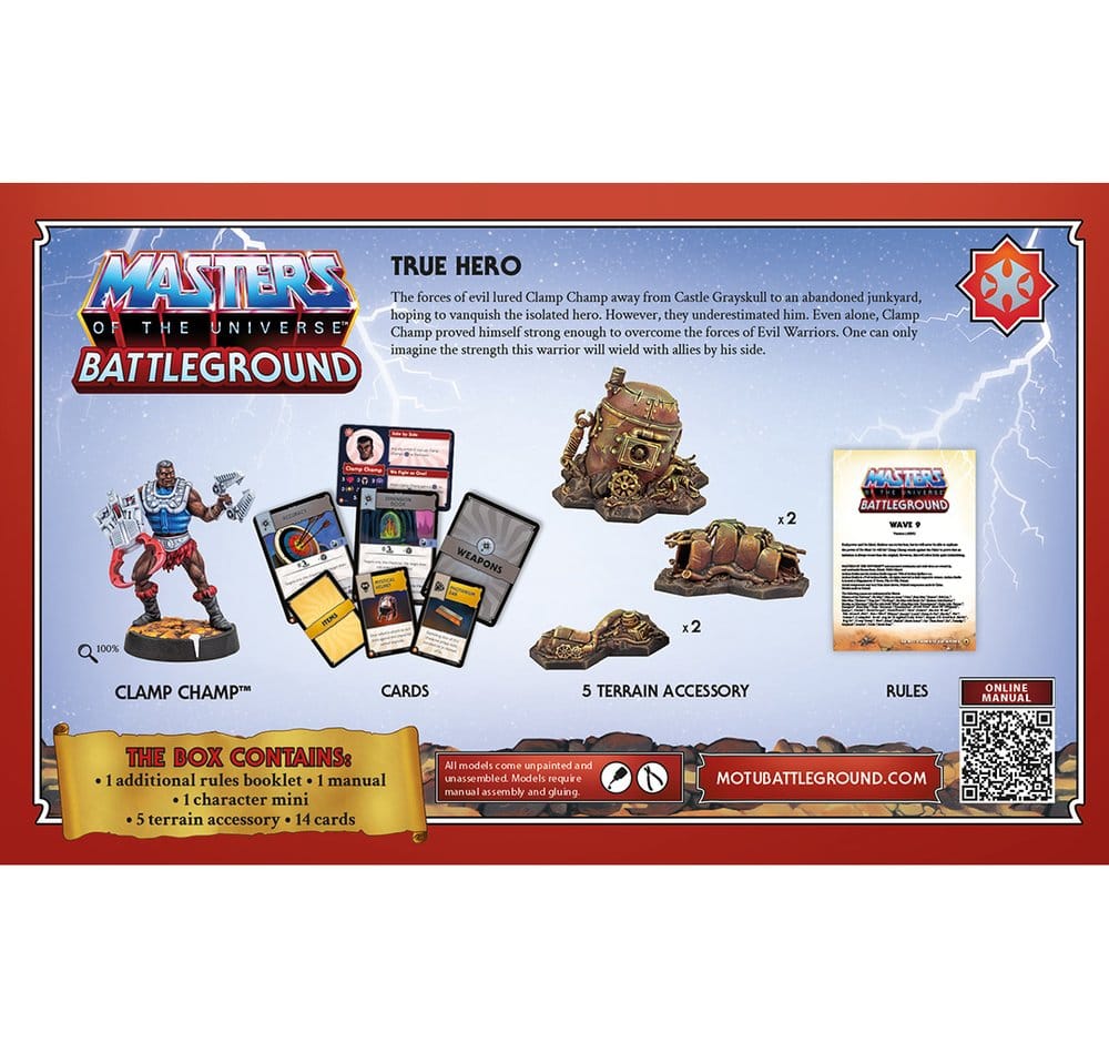 Masters of the Universe: Battleground Juego de Miniaturas Wave 9: Masters of the Universe Faction *Edición Español*
