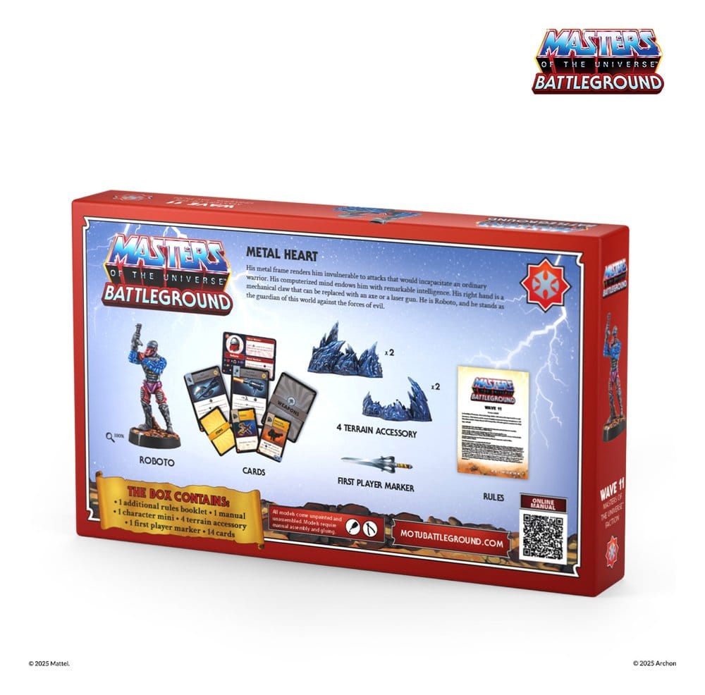 Masters of the Universe: Battleground Juego de Miniaturas Wave 11: MOTU Faction Roboto *Edición Italiano*