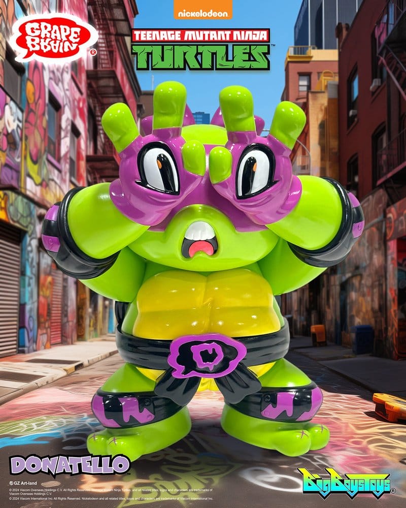 Las Tortugas Ninja x Grape Brain Figura de vinilo Donatello 24 cm