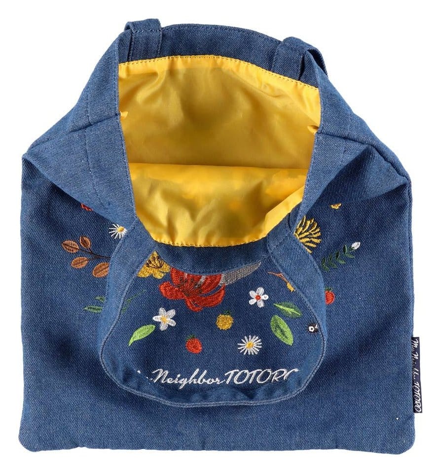 Mi vecino Totoro Bolsa Denim Totoro & Flower Wreath