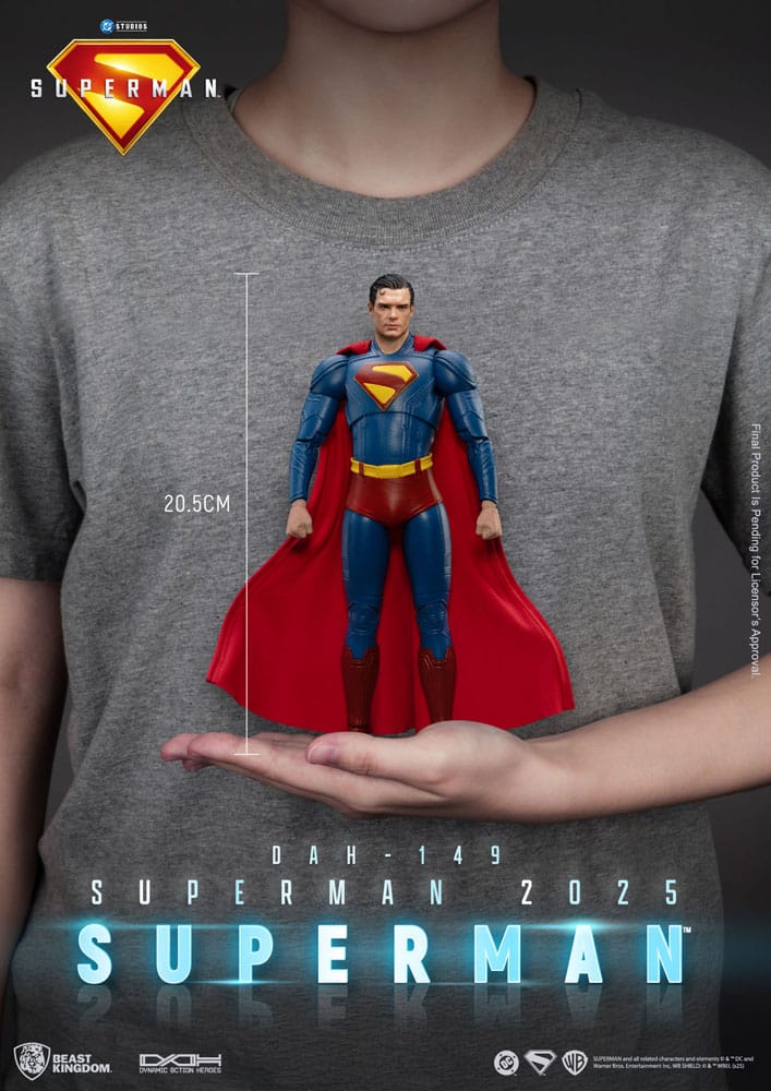 Superman (2025) Figura Superman & Krypto 21 cm