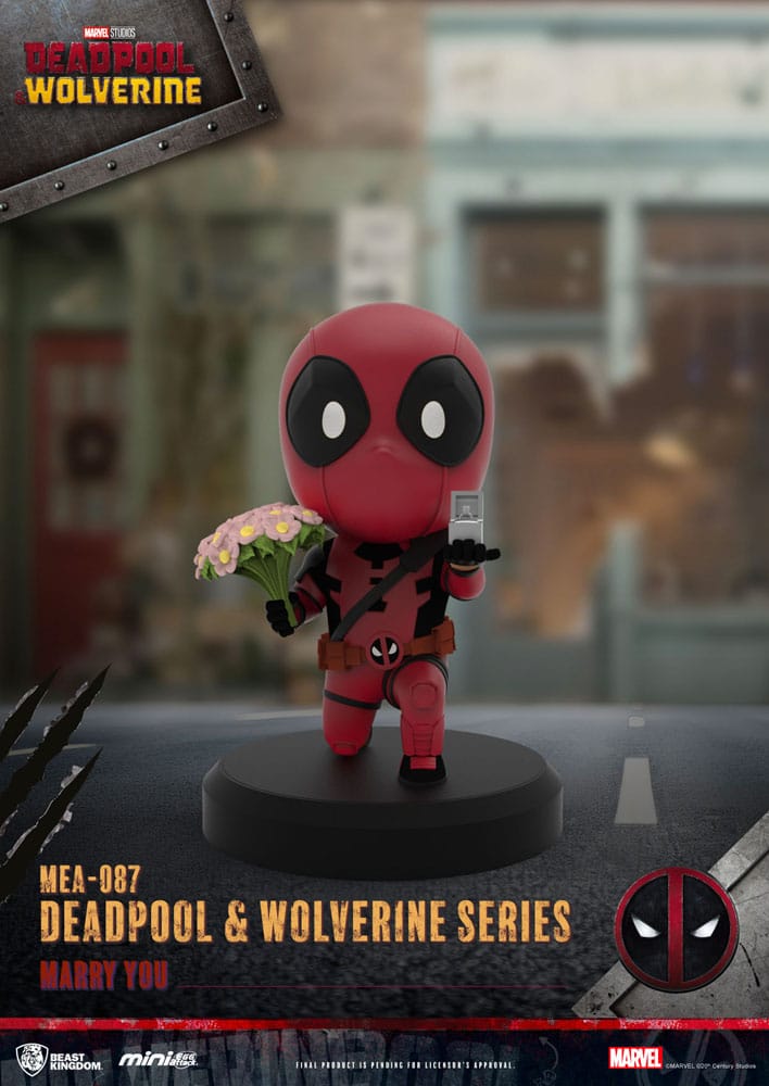 Deadpool 3 Pack de 6 Figuras Deadpool & Wolverine Series Mini Egg Attack Set 8 cm - Z POP Toys