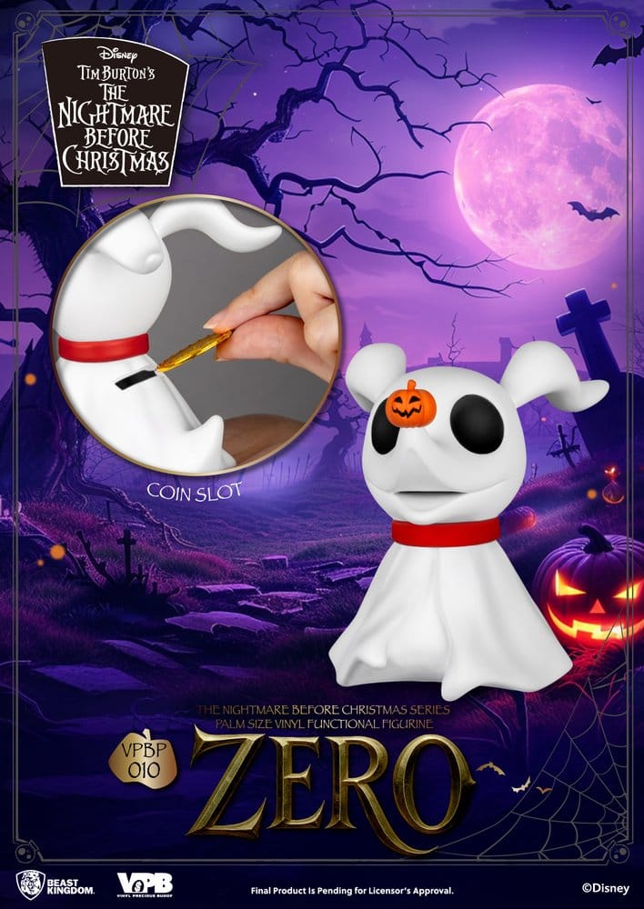 Pesadilla antes de Navidad Palm Size Figura Hucha Zero 11 cm