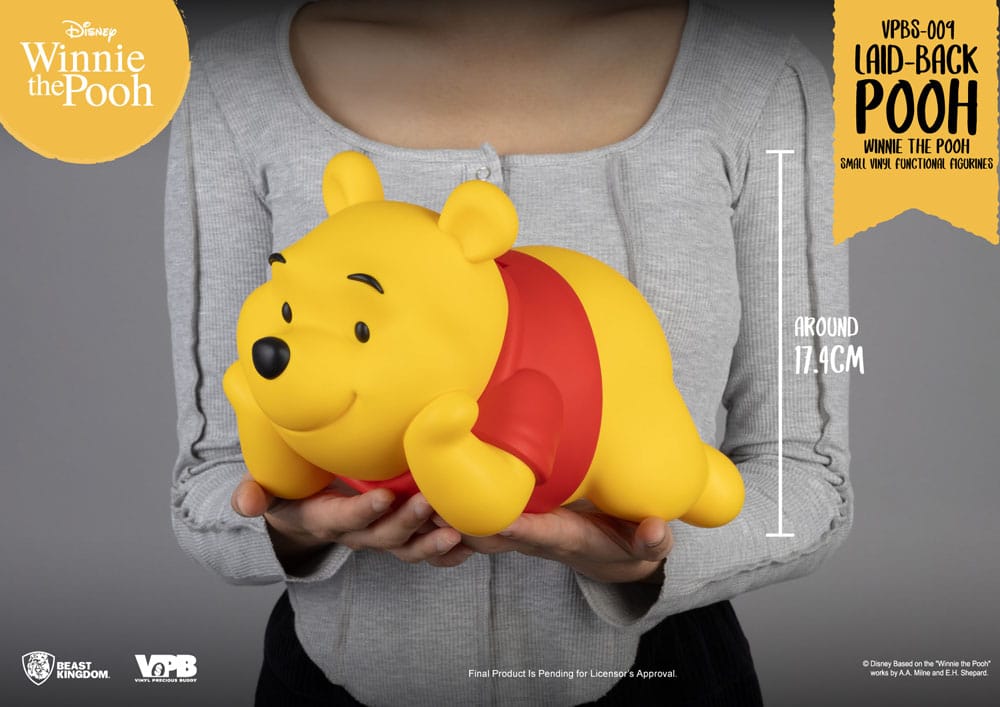Winnie The Pooh Piggy Vinyl Relajado Winnie 26 cm