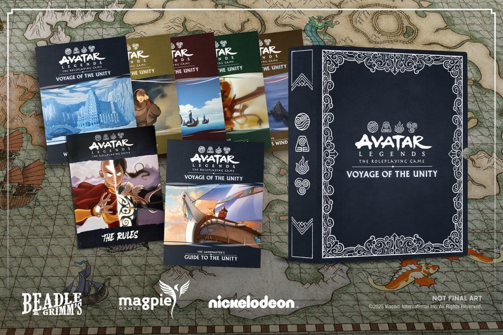 Avatar Legends Serie de Aventuras Voyage of the Unity *Edición Inglés*