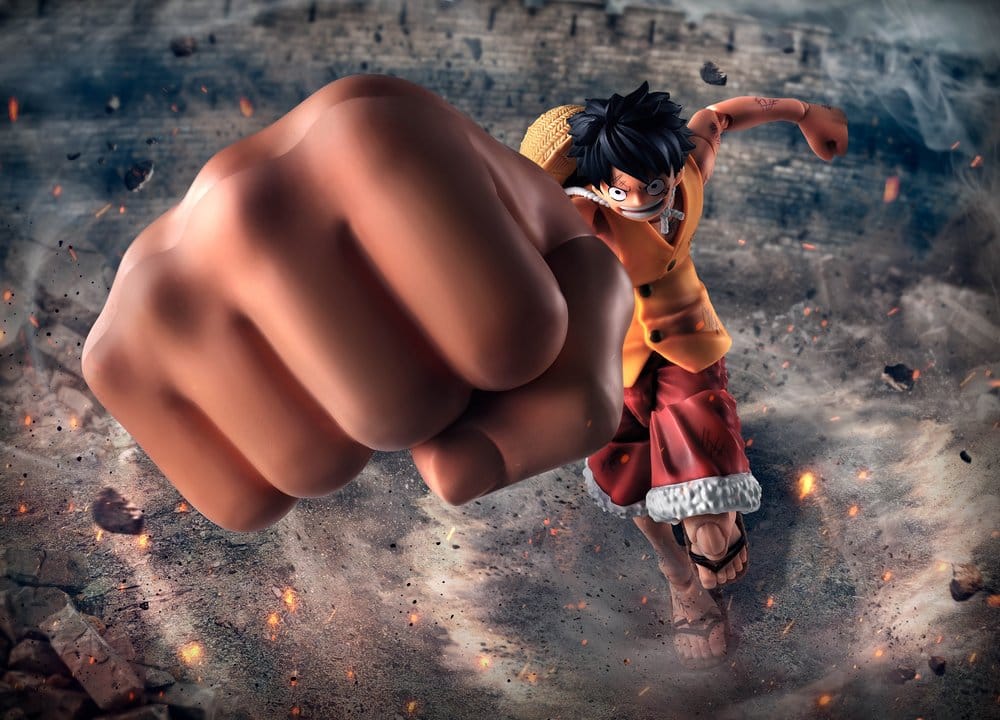 One Piece Accesorios S.H. Figuarts Monkey D. Luffy -Marineford- "Gear Three" 17 cm