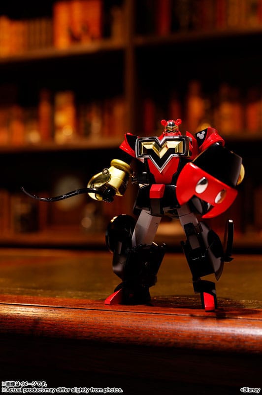 Disney Figura Diecast Soul of Chogokin Super Change Mickey Mouse by Kunio Okawara 13 cm