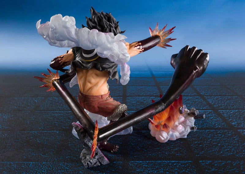 One Piece Figuarts ZERO Extra Battle Estatua PVC Monkey D. Luffy Gear 4 Snake Man King Cobra 21 cm
