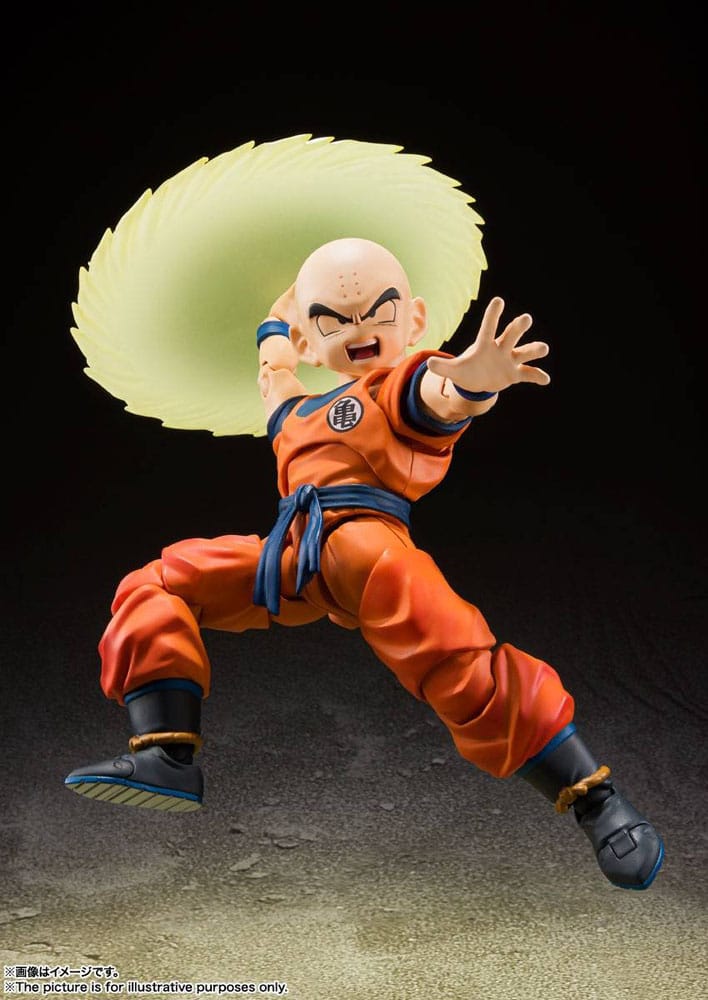 Dragon Ball Z Figura S.H. Figuarts Krillin-Earth's Strongest Man 17 cm