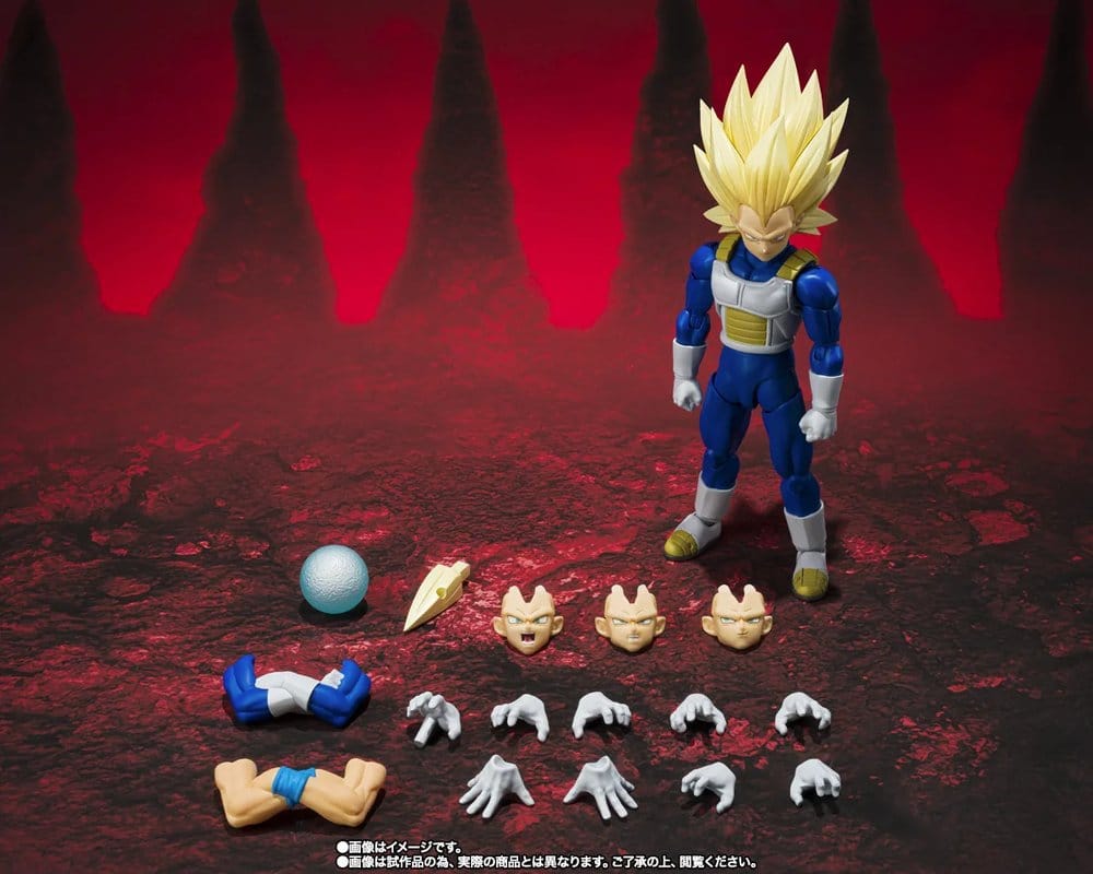 Dragon Ball Daima Figura S.H.Figuarts Super Saiyan 3 Vegeta 15 cm
