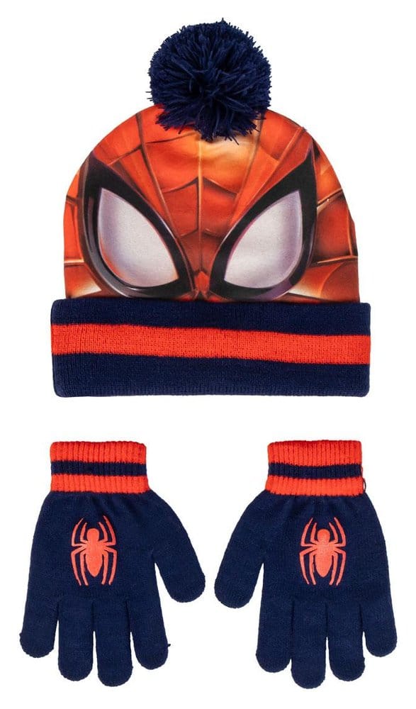 Marvel Set de 2 Beanie & Guantes Spider-Man