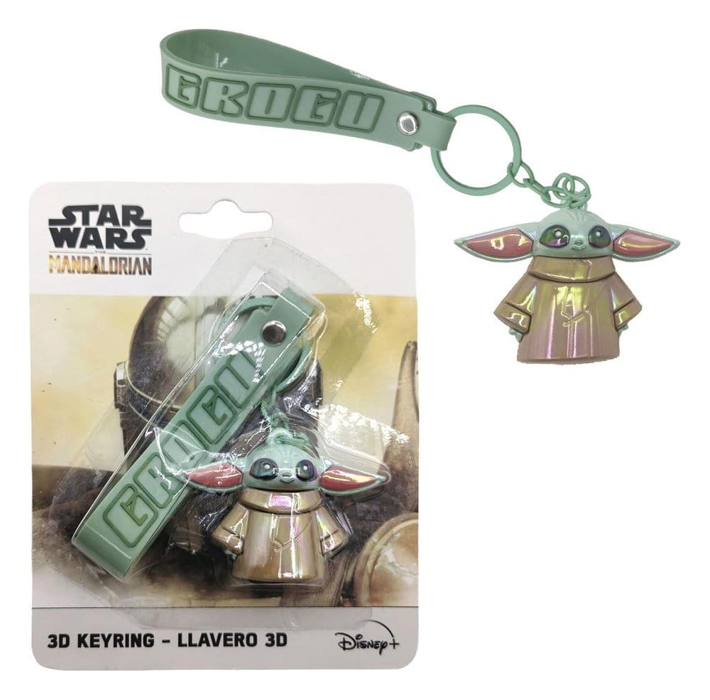 Star Wars Llavero 3D The Mandalorian Grogu