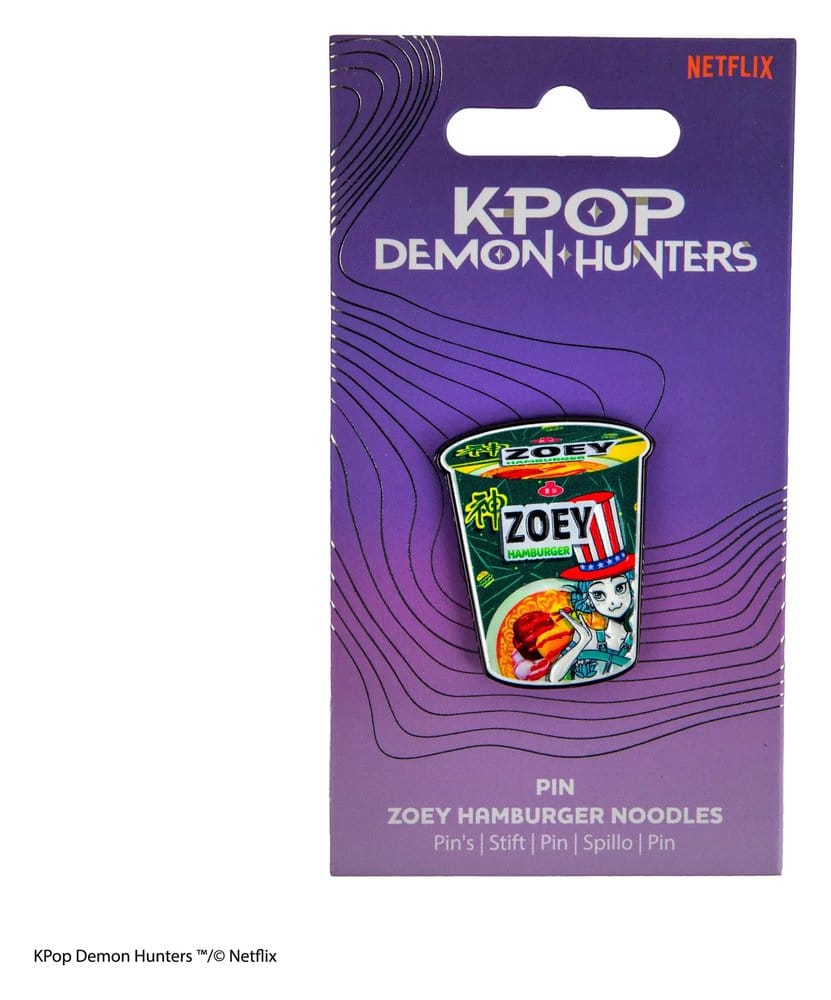Las guerreras K-pop Pin Zoey Hamburger Noodles