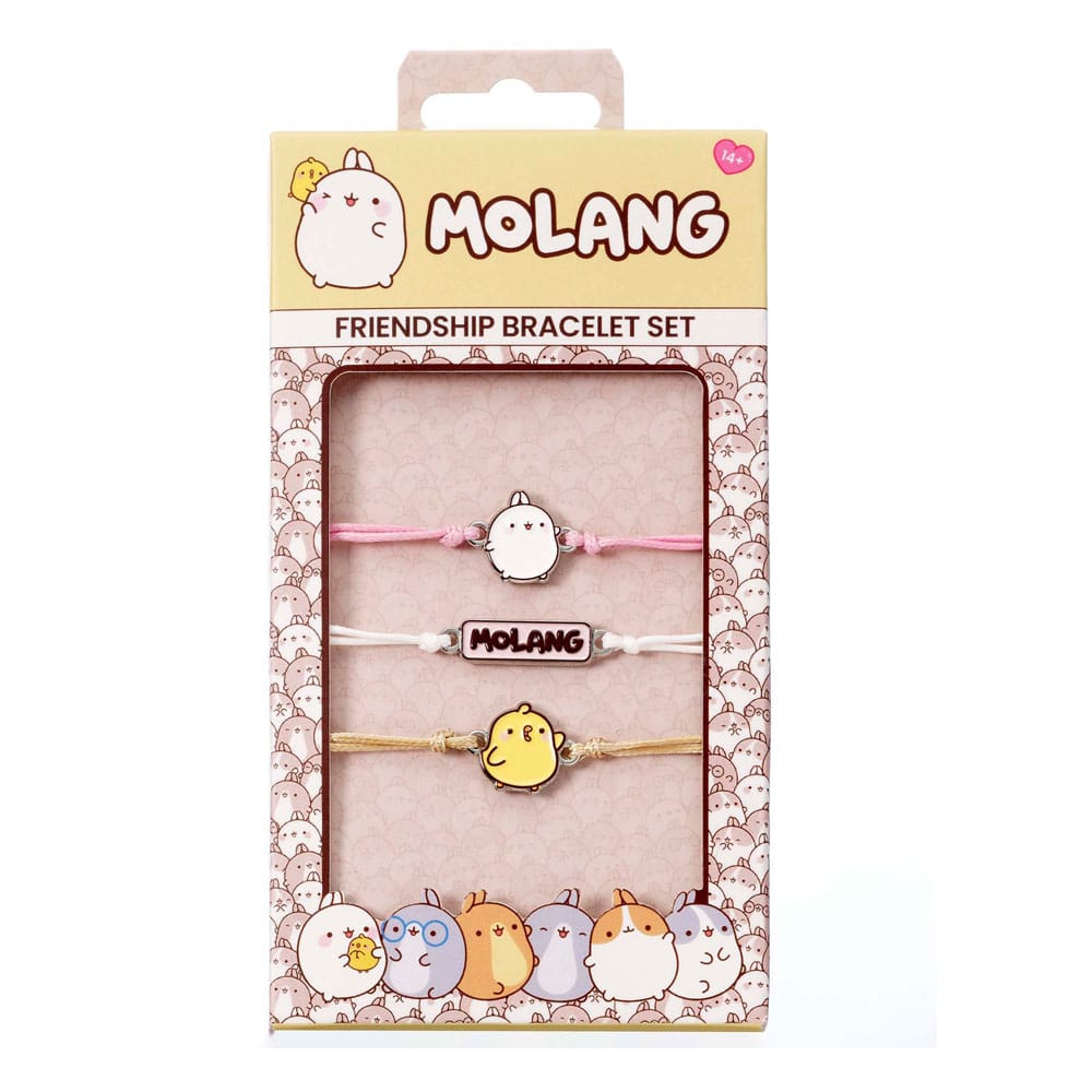 Molang pack de 3 Brazaletes Molang and Piu Piu 18 cm