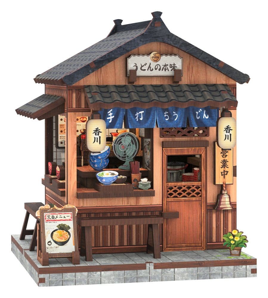 Maqueta Model Kit Miniature House Kagawa Udon House 11 x 9 cm