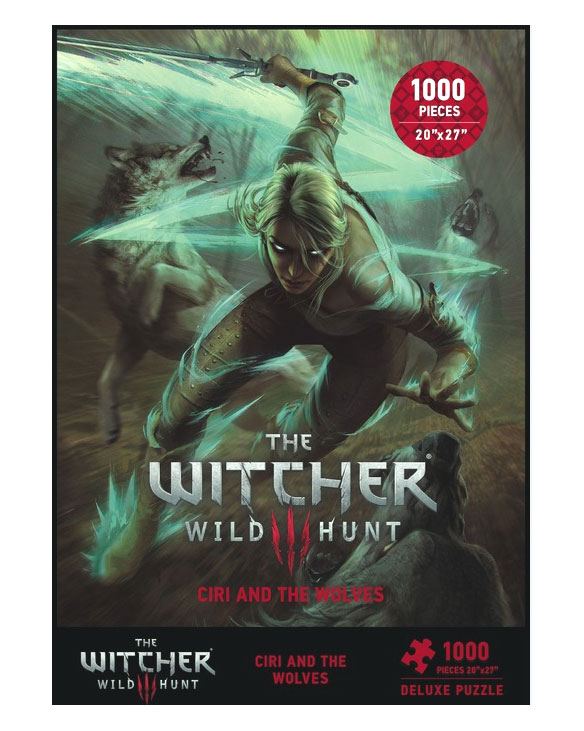 Witcher 3 Wild Hunt Puzzle Ciri and the Wolves - Z POP Toys
