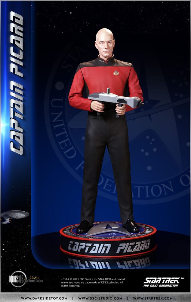 Star Trek The Next Generation Estatua 1/3 Captain Jean-Luc Picard 66 cm