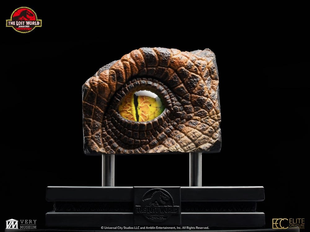 The Lost World: Jurassic Park Réplica Male Velociraptor Eye Prop 23 cm