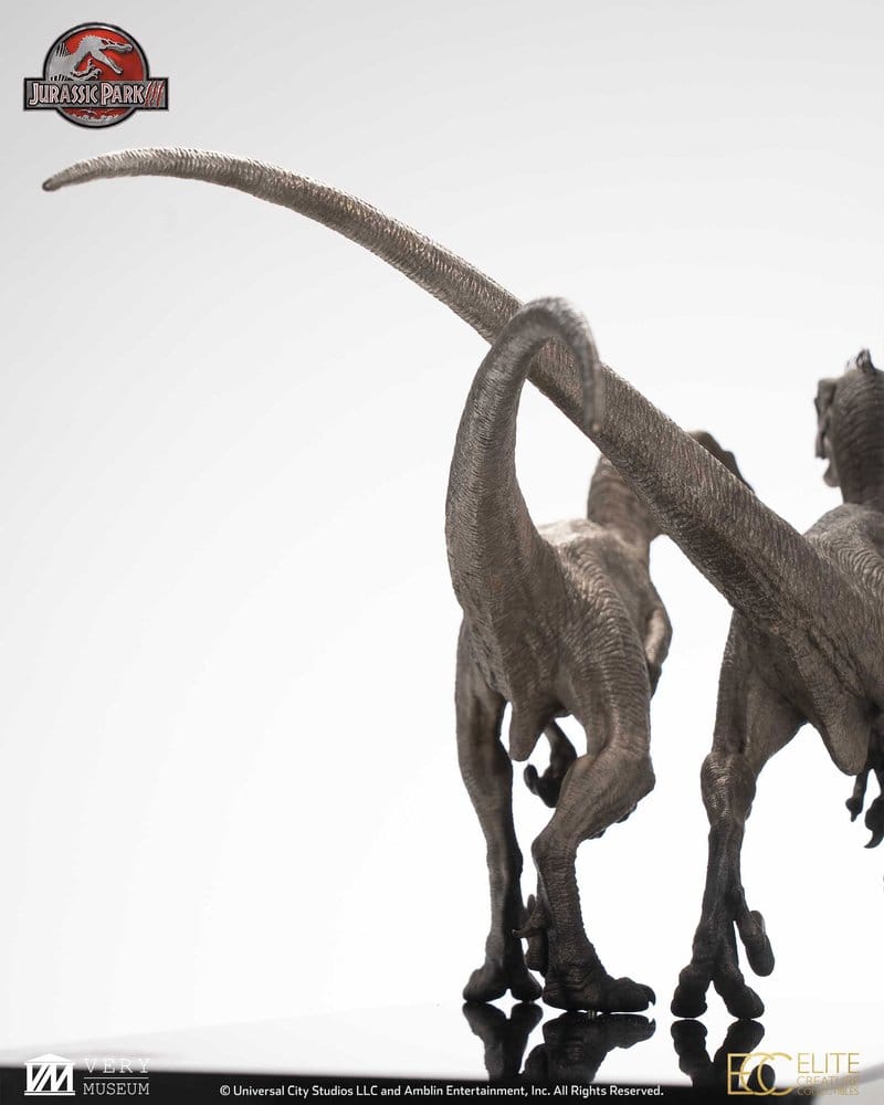 Jurassic Park Estatua 1/8 Pair of Velociraptors 30 cm