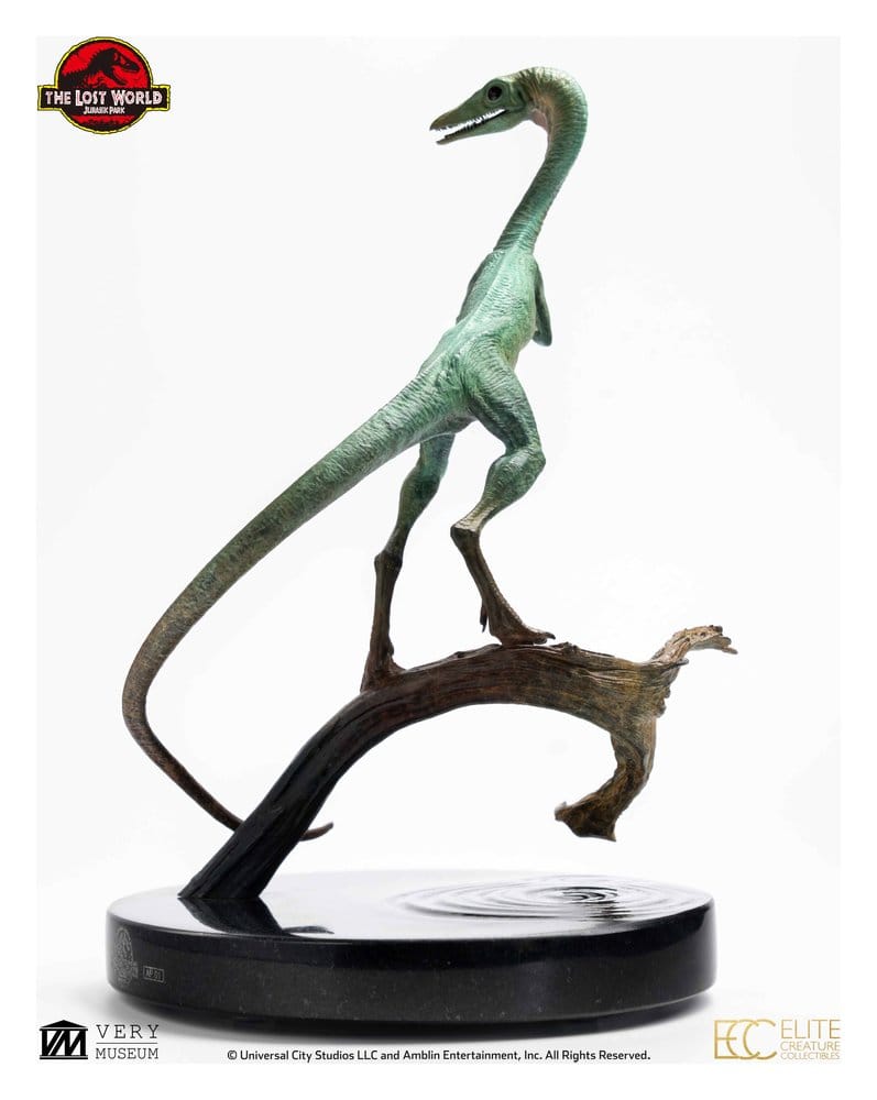Jurassic Park 2: el mundo perdido Estatua 2/3 Compsognathus Bronze 28 cm