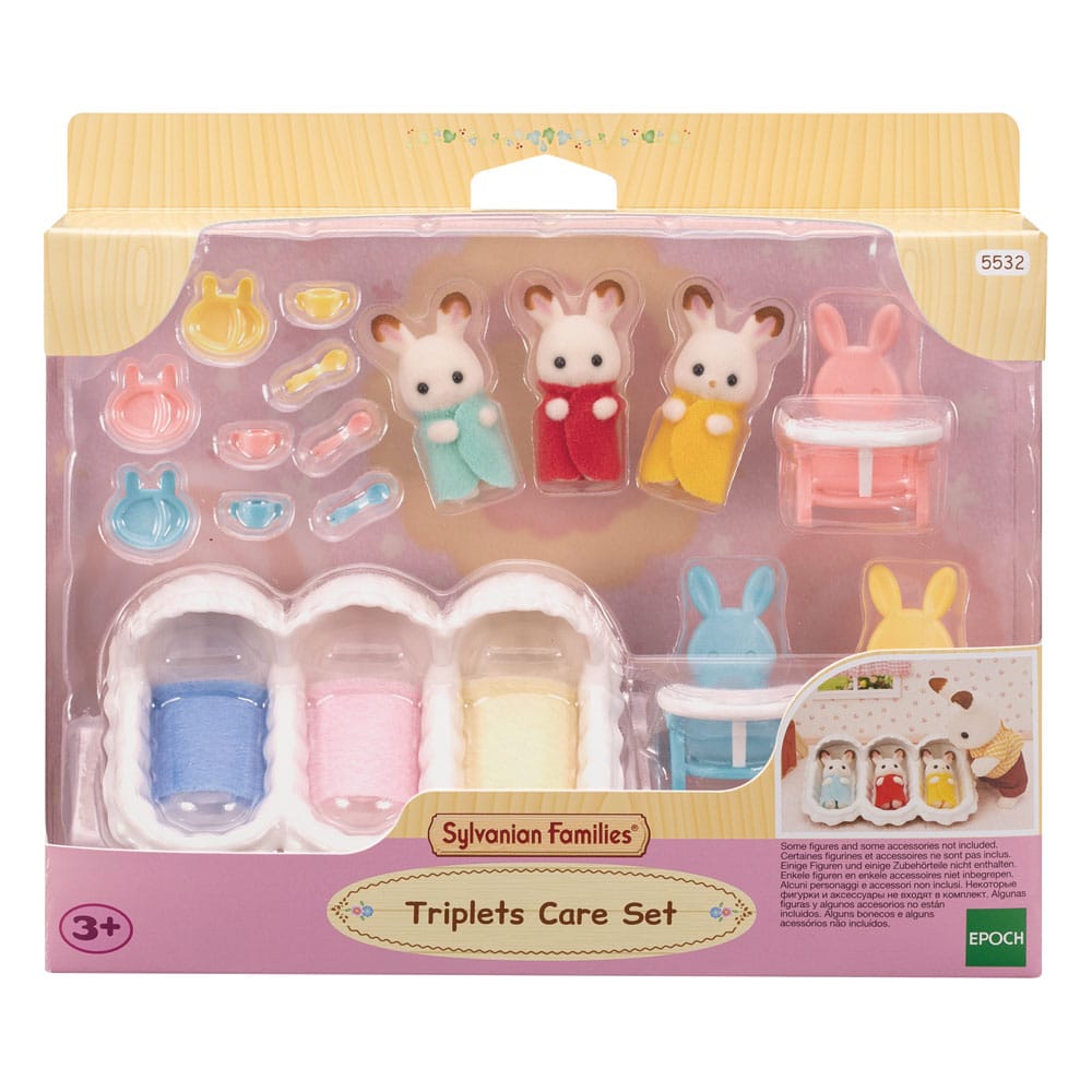 Sylvanian Families: Equipamiento inicial para trillizos