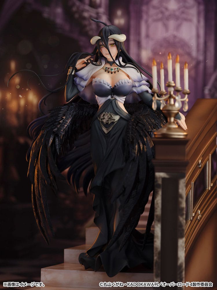 Overlord Estatua PVC SHIBUYA SCRAMBLE FIGURE 1/7 Albedo Jet Black Dress Ver. 28 cm