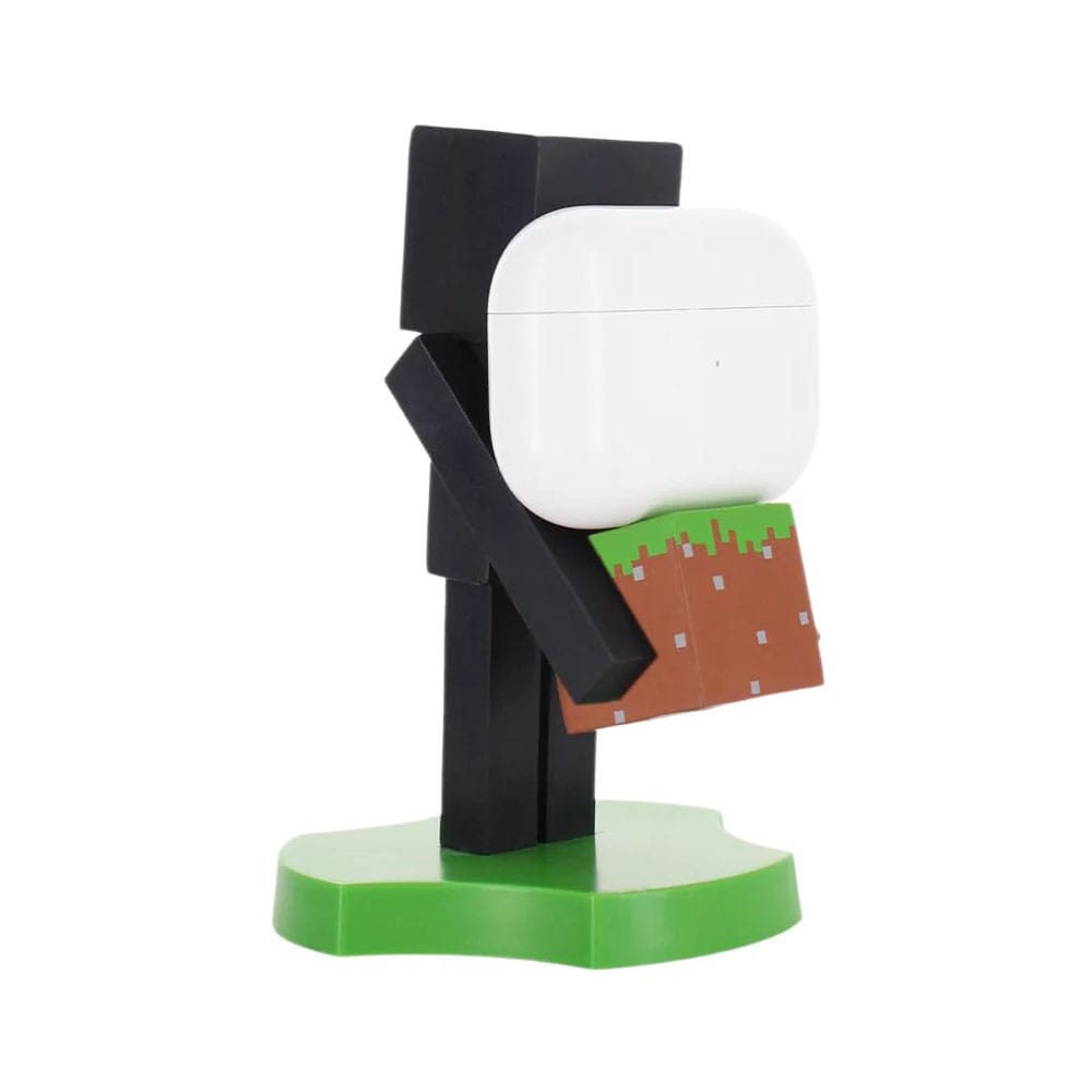 Minecraft soporte para dispositivos y teléfono Enderman Holdems Cable Guys 12cm