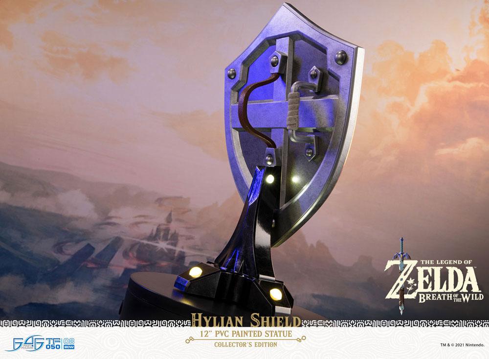 The Legend of Zelda Breath of the Wild Estatua PVC Hylian Shield Collector's Edition 29 cm