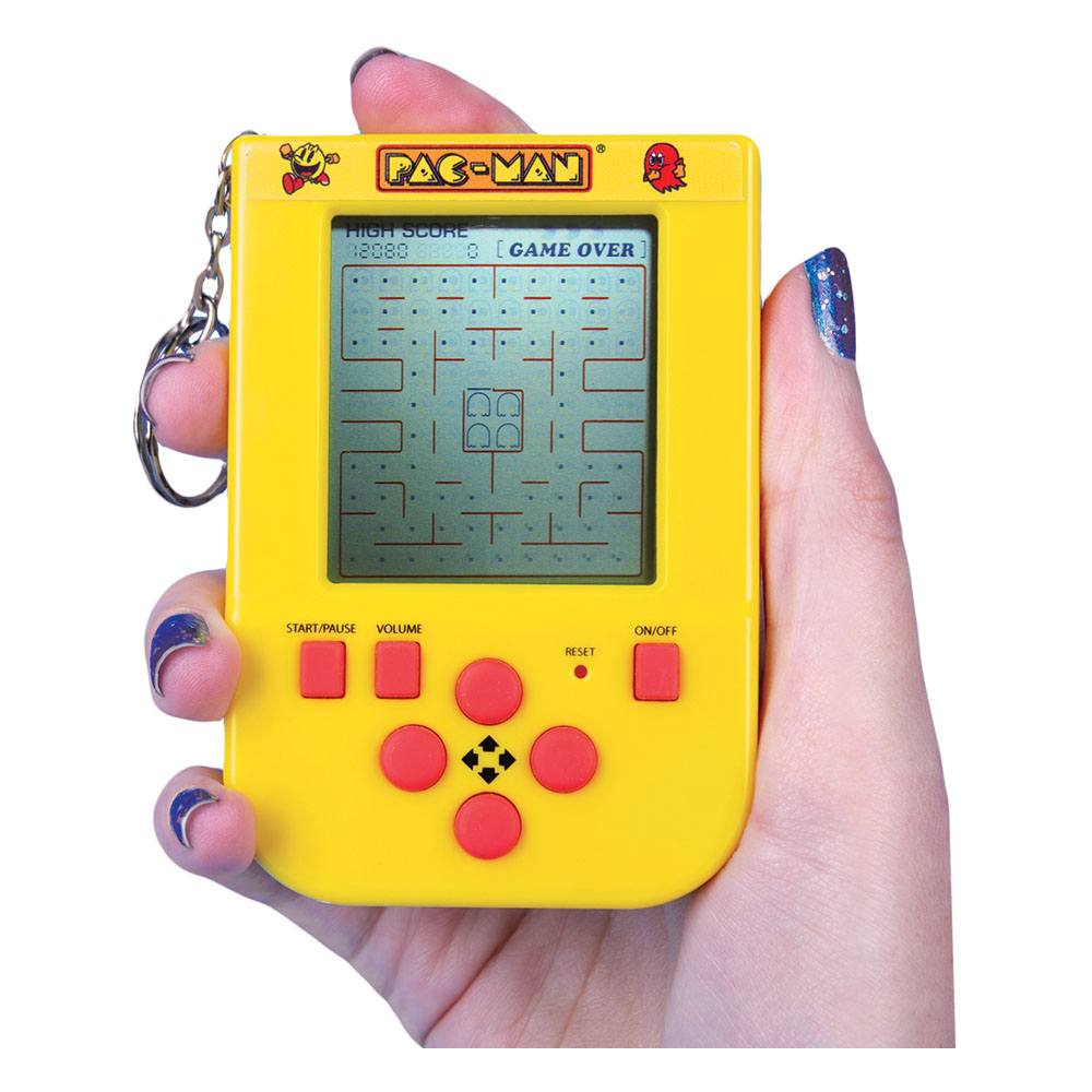 Pac-Man Mini Consola de Juego con Llavero Mini Retro